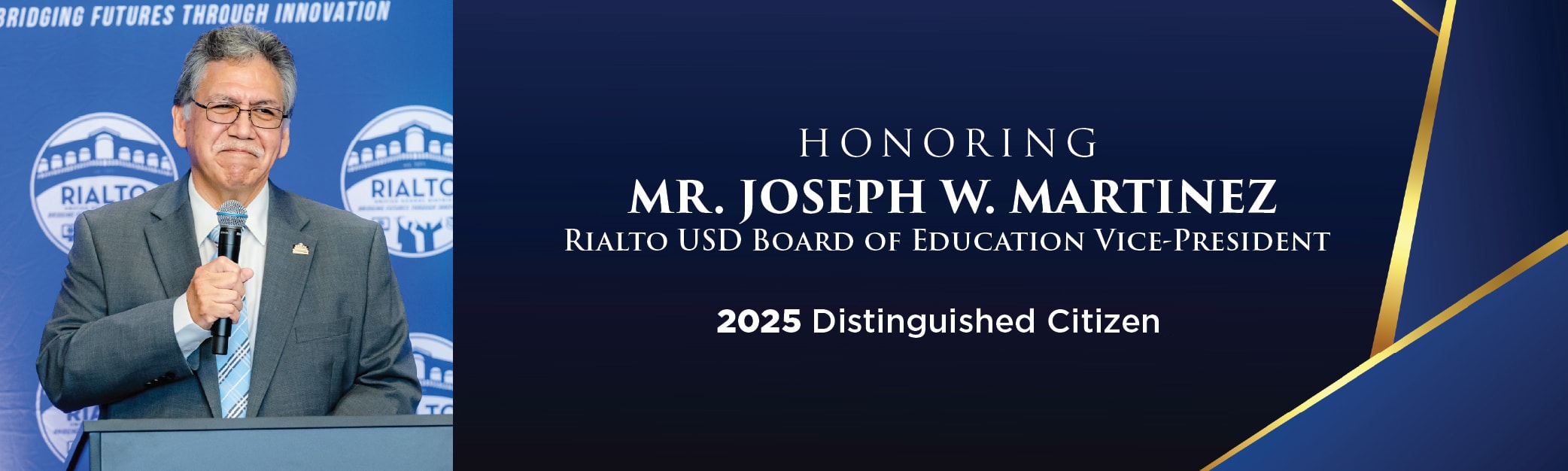 Honoring Mr. Joseph W. Martinez